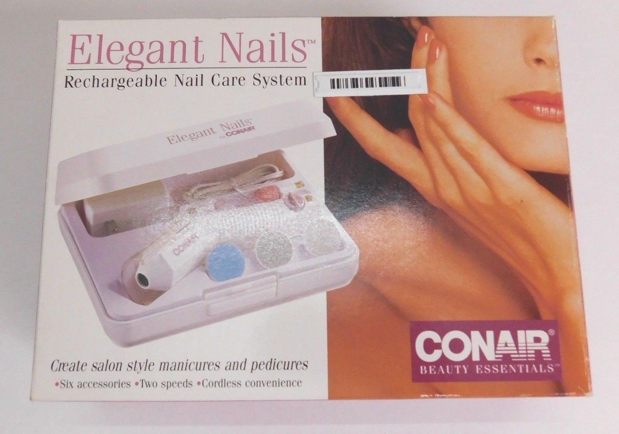 NEW Elegant Nails, Reachargeable nail Care System Conair Beauty