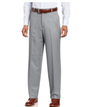 IZOD Men&#39;s Flat Front Classic Fit Microsanded Golf Pant, Silver Nickel, ... - $17.81