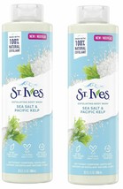 2 Pack St Ives Sea Salt And Pacific Kelp Exfoliating Body Wash 22 Oz - $26.73