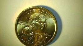Sacagawea Dollar 2000 D struck through. - $98.01