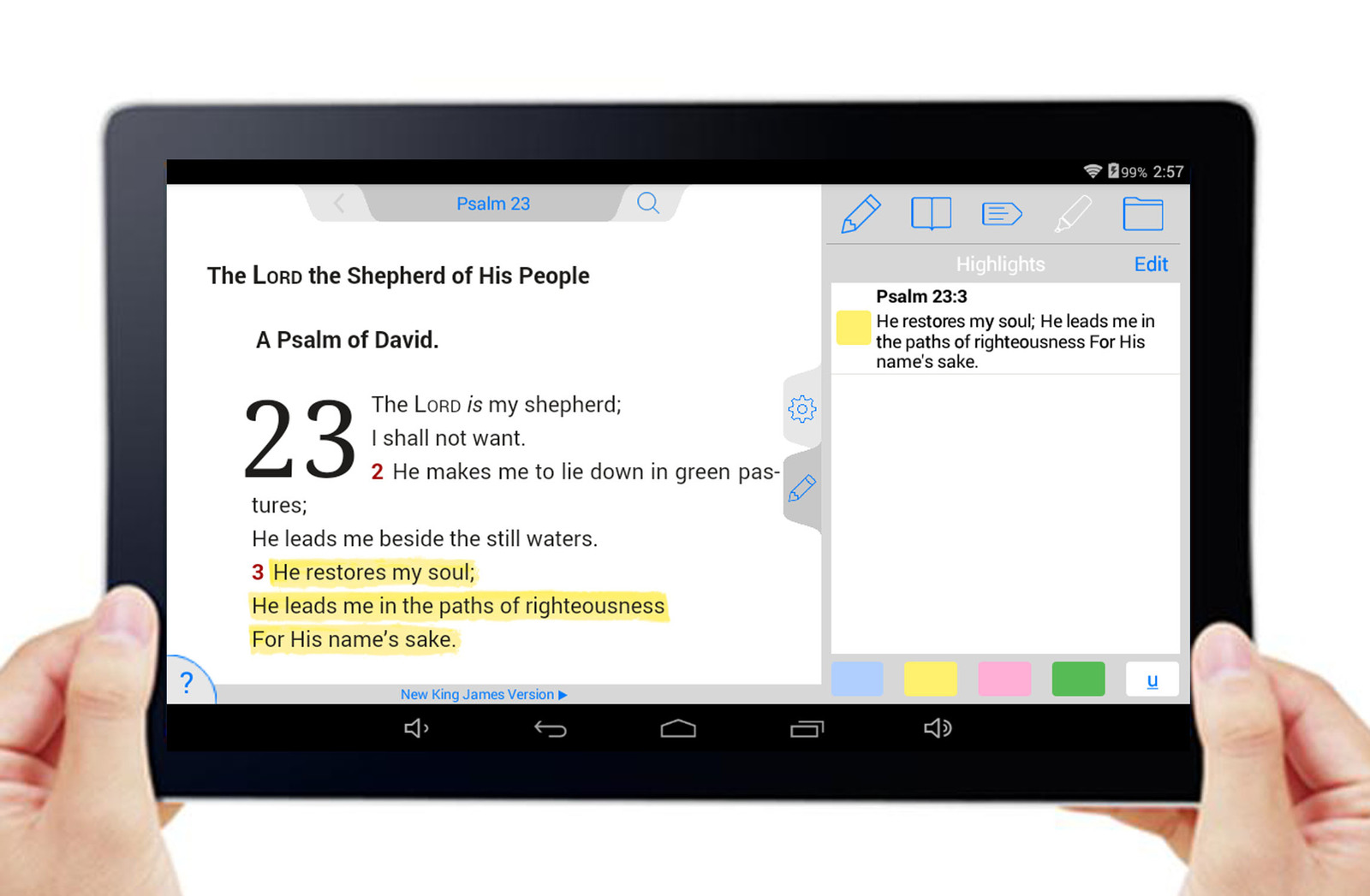 BIBLE TABLET The Complete STRONG'S CONCORDANCE (STRG) in a 10" Tablet