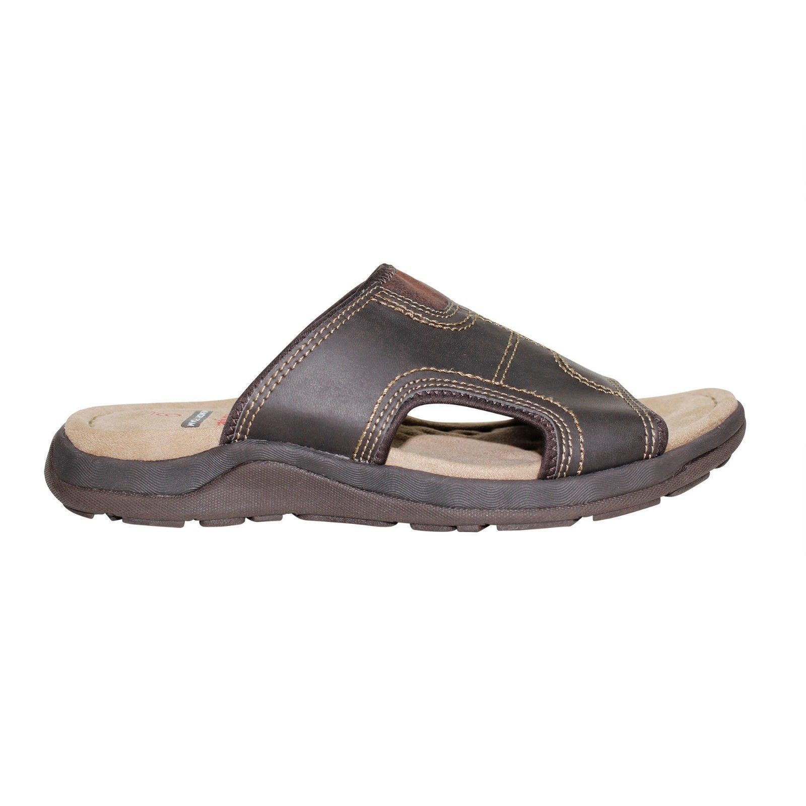 NEW - WRANGLER Men's Brown Memory Foam Comfort Slide Sandals size 7 ...