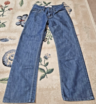 Levi’s 514 Jeans Youth Boys 14 Reg 27x 27 Blue Straight Leg Denim Cotton Comfort - $16.80