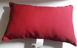 Bentwood originals indoor/outdoor Red forsythe pillow 22X14in - $30.00
