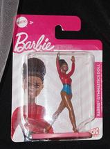 Miniature micro figurine for Barbie display Kelly doll toy gymnast African Amer - $6.99