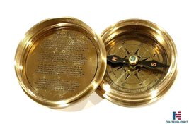 NauticalMart 2'' Brass Survey Pocket Compass  image 3