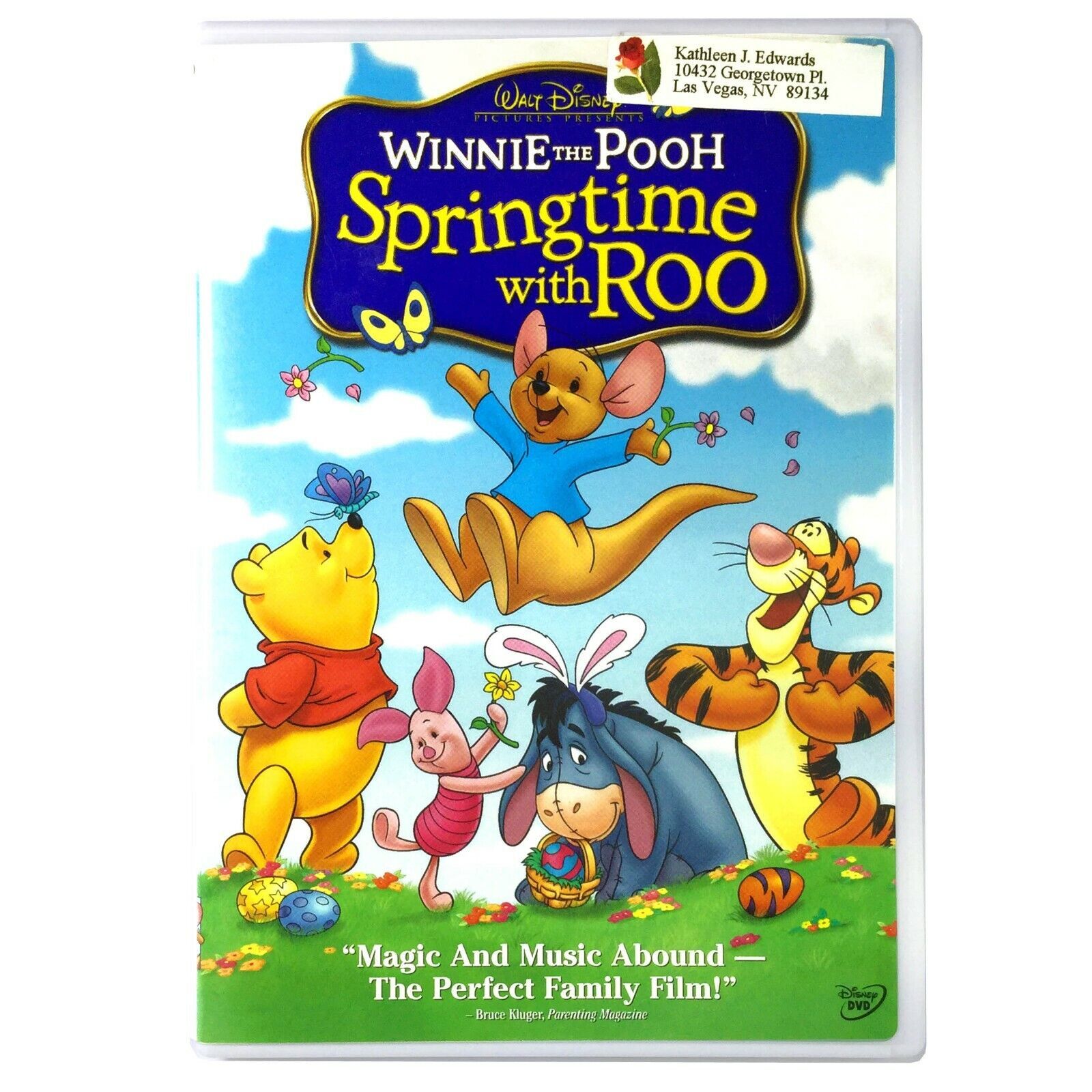 Walt Disney's: Springtime With Roo (DVD, 2004, Widescreen) Like New ...