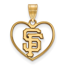 SS w/GP MLB  San Francisco Giants Pendant in Heart - $54.54