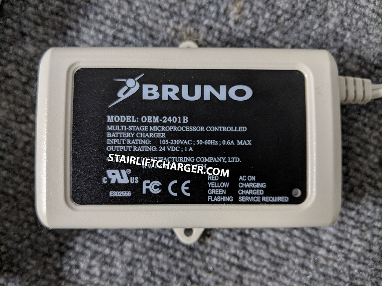 Bruno Elan SRE3000 Stairlift Charger OEM2401B Other