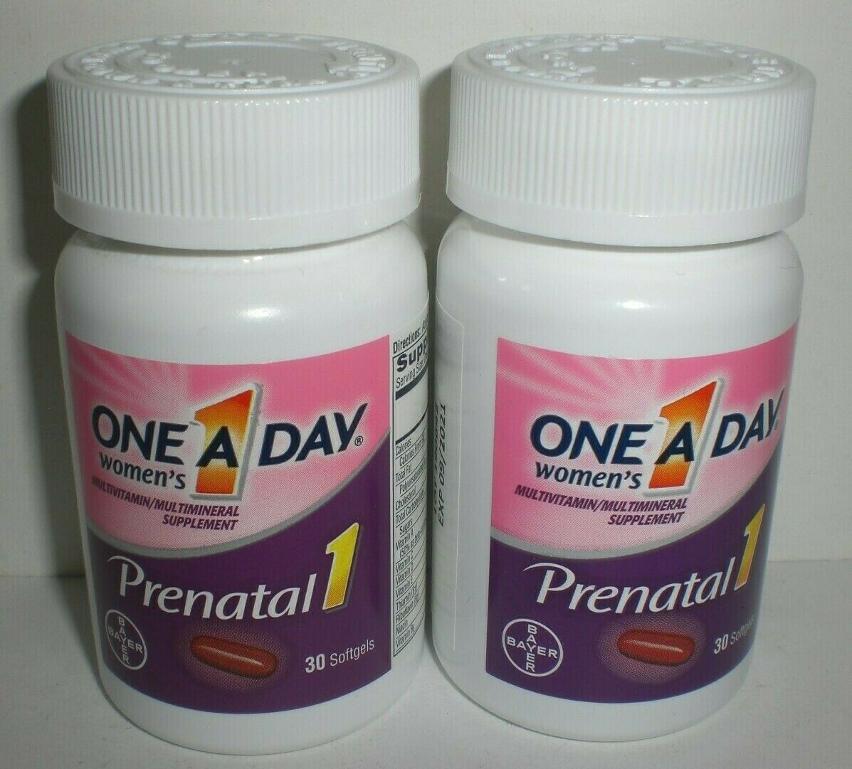 OneADay Women's Daily Prenatal 1 Multivitamin Supplement 60 Softgels