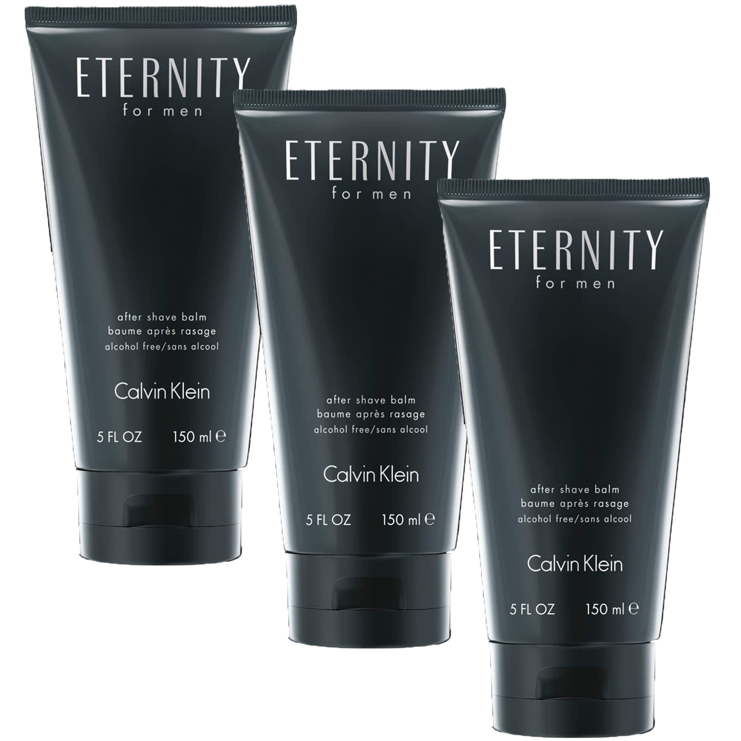 Pack of (3) New Calvin Klein Eternity for Men, 5.0 Fl. Oz. After Shave Balm