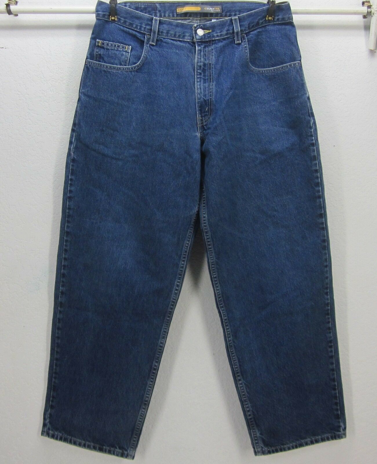 silver tab baggy jeans