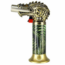 Dragon Head Jumbo Torch REFILLABLE Butane Lighter - One Lighter w/ random color image 1