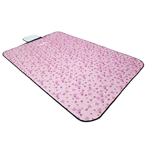 George Jimmy Outdoor Waterproof Picnic Mat Baby Cushion Red Heart Yoga Mat
