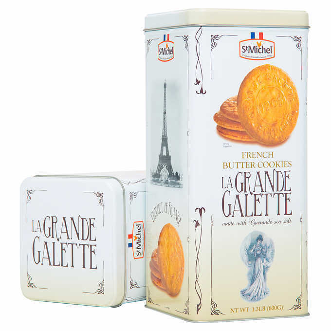 St Michel La Grande Galette French Butter Cookies Biscuits S Salt 21.16