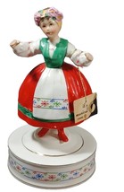 Vintage Schmid Music Box Dancing Russian Ukrainian Girl Plays Lara's Theme Japan - $39.95