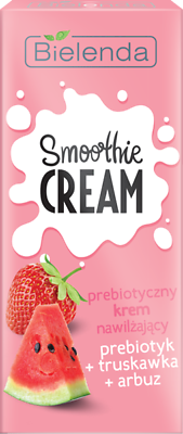 Bielenda Smoothie Prebiotic Moisturizing Cream Strawberry Watermelon VIT C 50ml