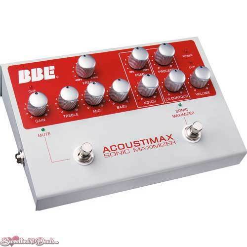 BBE Acoustimax Acoustic Guitar Instrument Preamp Effect Pedal Sonic Maximizer