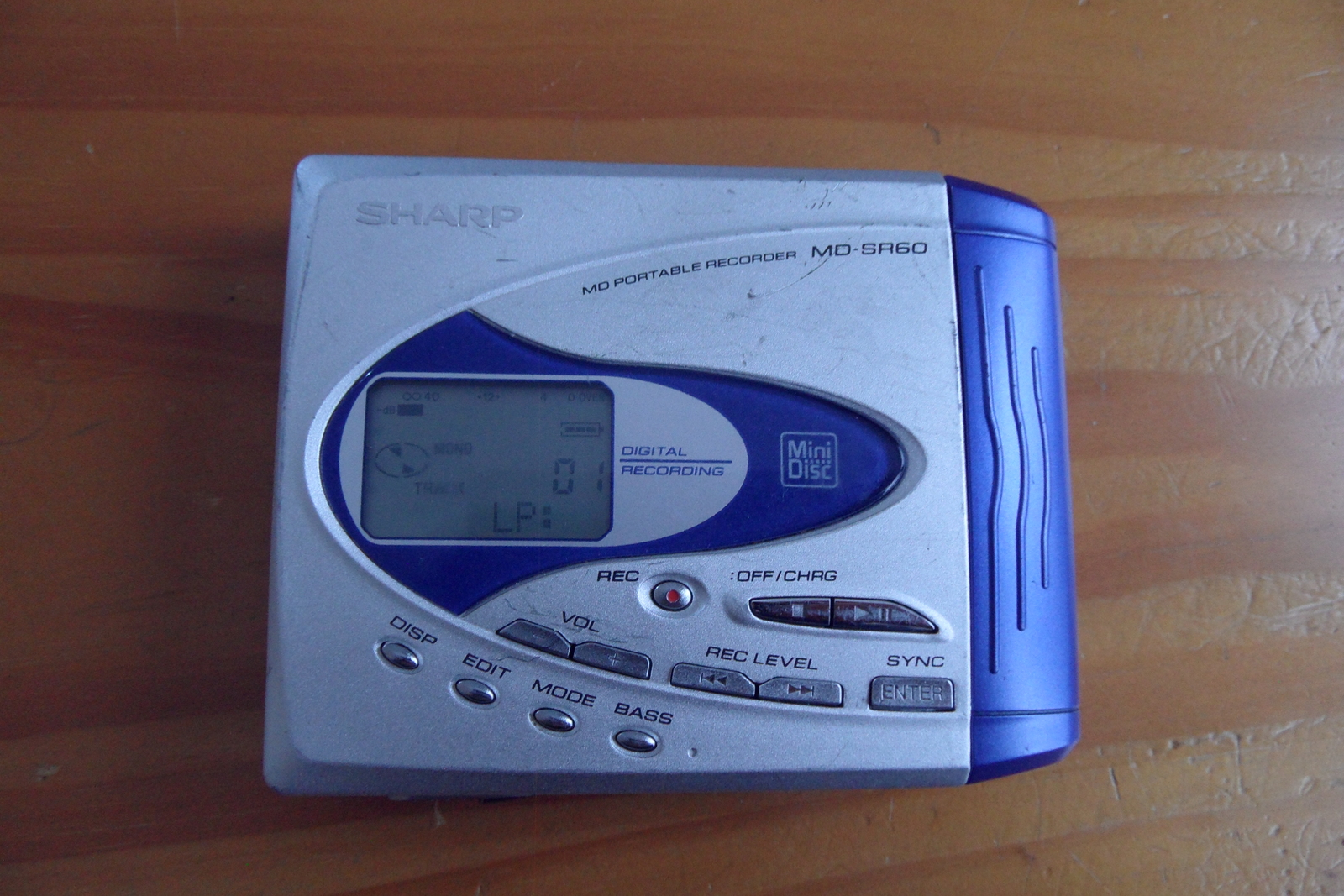 sharp md r3 cd minidisc player recorder