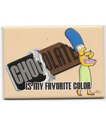 The Simpsons Marge Chocolate Is My Favorite Color Refrigerator Magnet NE... - $3.99