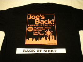 Joe Jackson Summer In The City 2000 Vintage L Large Promo Black/ Orange T-SHIRT - $55.99