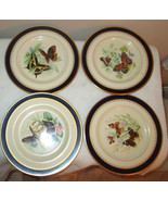 PICKARD HAND DECORATED 8.25&quot; BUTTERFLY PLATES - £54.91 GBP
