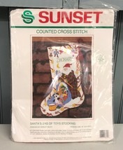 Sunset  Christmas Stocking Cross Stitch Craft Kit - $11.82