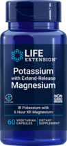 Life Extension Potassium with Extend-Release Magnesium, 60 vcaps - 2 Bot... - $22.17
