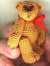 CLINT Mini Thread Crochet Bear Pattern by Edith Molina - Amigurumi PDF Download - $6.99