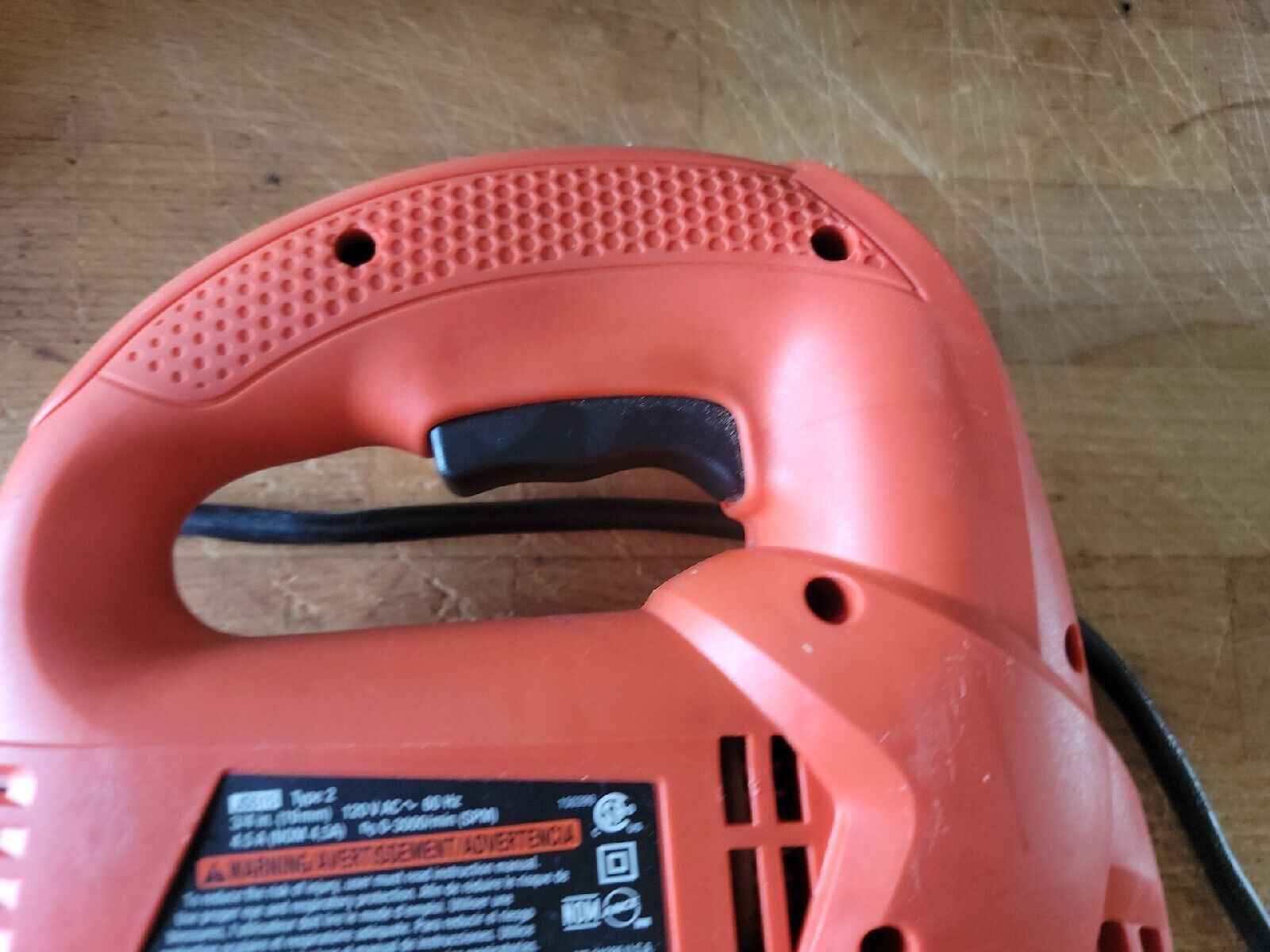 Black & Decker JS500 Corded Jig Saw 4 Amp Corded Electric No Saw Teeth
