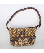 Womens Relic Purse Handbag Bag Brown Beige Heart Floral Pattern Twisted ... - $33.66