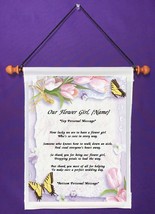 Our Flower Girl - Personalized Wall Hanging (690-2) - $18.99