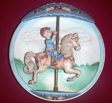 Dreams of Destiny Carousel Daydreams 1995 Musical Plate Bradford Exchange A5416 - $19.99
