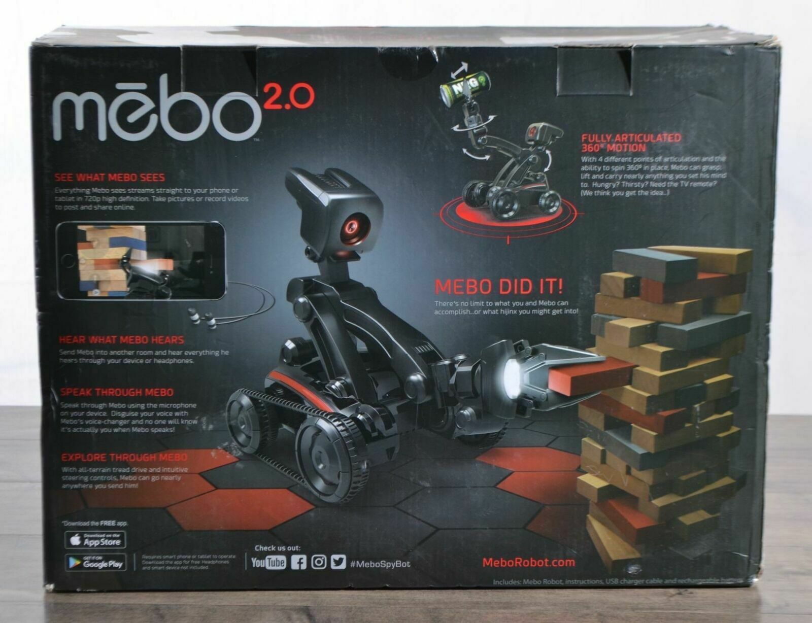 New Skyrocket Mebo 2.0 Interactive Spy Robot Spybot 720p Streaming