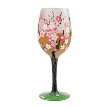 Lolita Wine Glass Cherry Blossom 15 oz 9" High Gift Boxed Collectible # 6007483 image 3