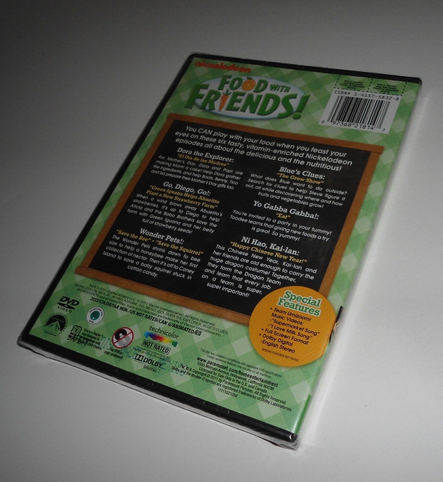 Nickelodeon Nick Jr Favorites Food With Friends Dvd New Dora The