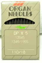 Organ Industrial Sewing Machine Needles 110/18 - $3.59