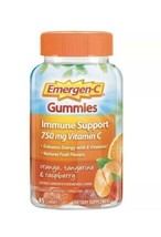 Emergen-C Immune Support  Vitamin C Orange Tangerine Raspberry 45 Gummies 750mg - $19.99