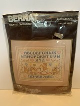 Bernat AlphaBears Counted Cross Stitch Kit #H04143 Baby 1986 - $4.99
