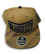 NWT New Orlando City SC adidas MLS Evolution Gold One Size Snapback Hat Cap - $21.73