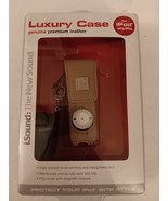 DreamGear iSound Brown Luxury Leather Case for iPod Shuffle Factory Sealed - $11.99