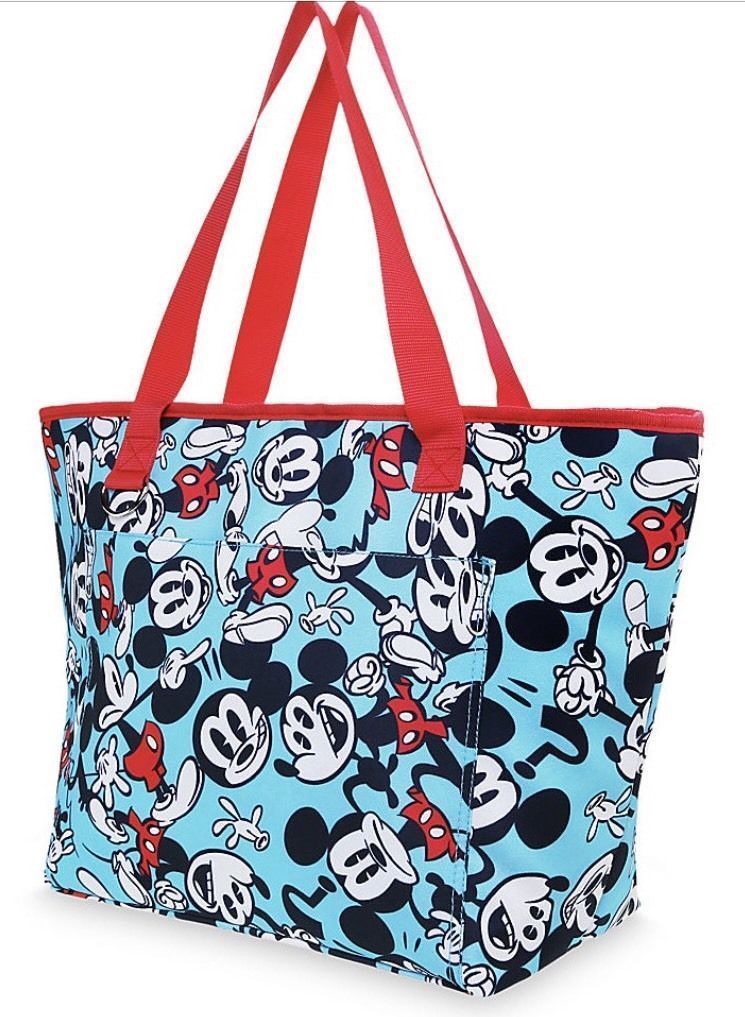 2017 Disney Store Summer Fun Mickey Mouse Beach Insulated Zip Cooler Tote Bag - Other