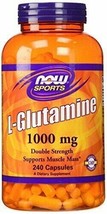 Now Foods L-Glutamine 1000 mg - 240 Capsules - $30.91