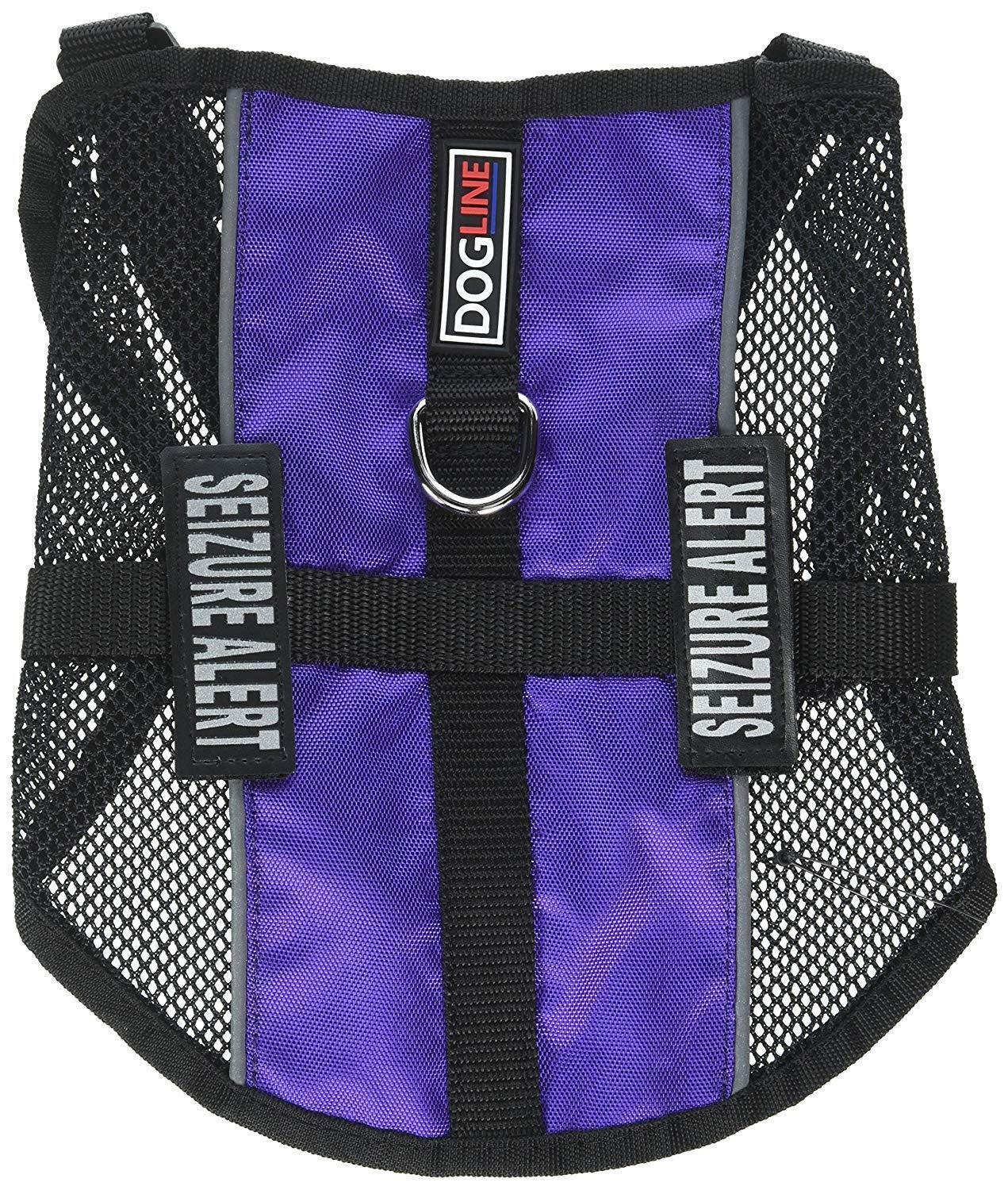 Dogline MaxAire Service Dog Vest Animal Removable Patch PTSD Seizure Do