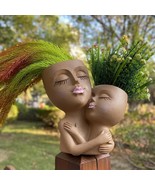 Suqefan Large Double Face Planters Pots Head Planter For Indoor Plants,,... - $33.93