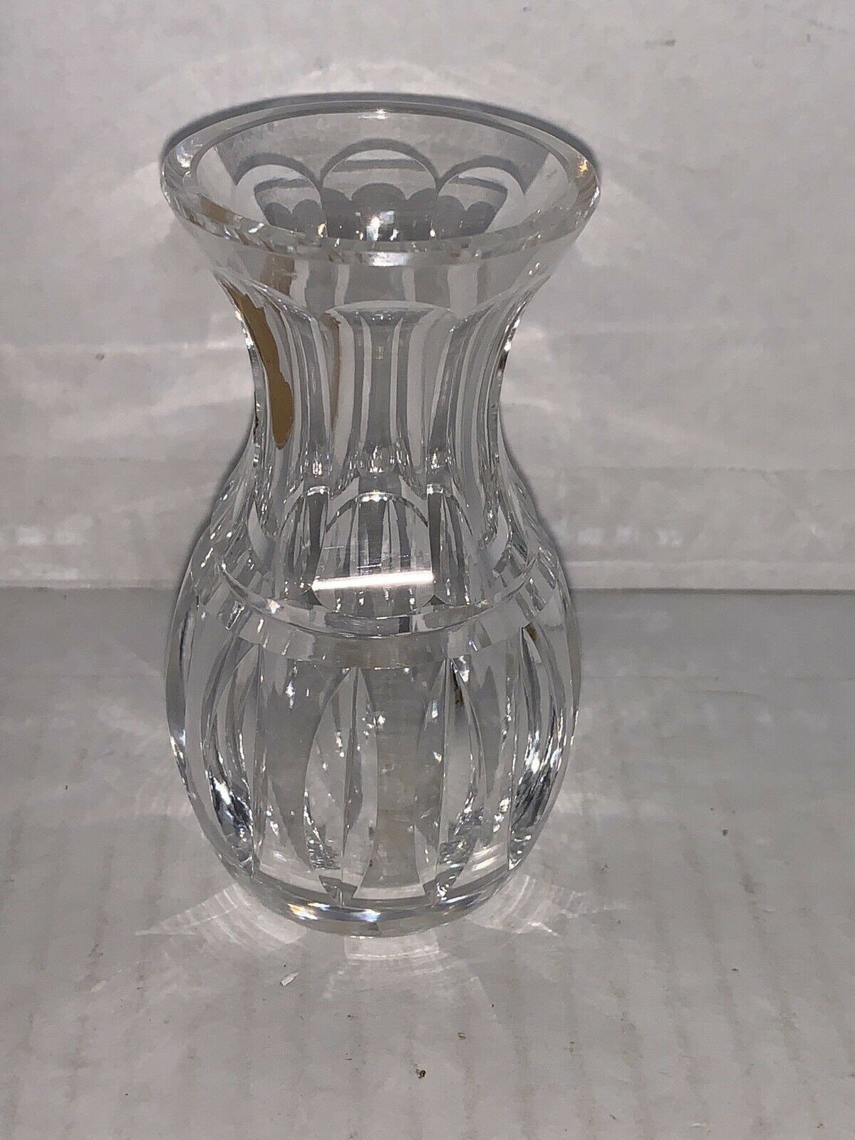 Vintage Waterford Crystal Lismore Pattern Violet 3 3/4" Vase Waterford