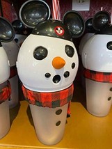 Disney Parks 2019 Mickey Snowman Lightup Sipper Cup - $38.06