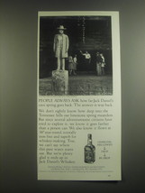 1984 Jack Daniel's Whiskey Ad - People always ask how far Jack Daniel's cave  - $14.99