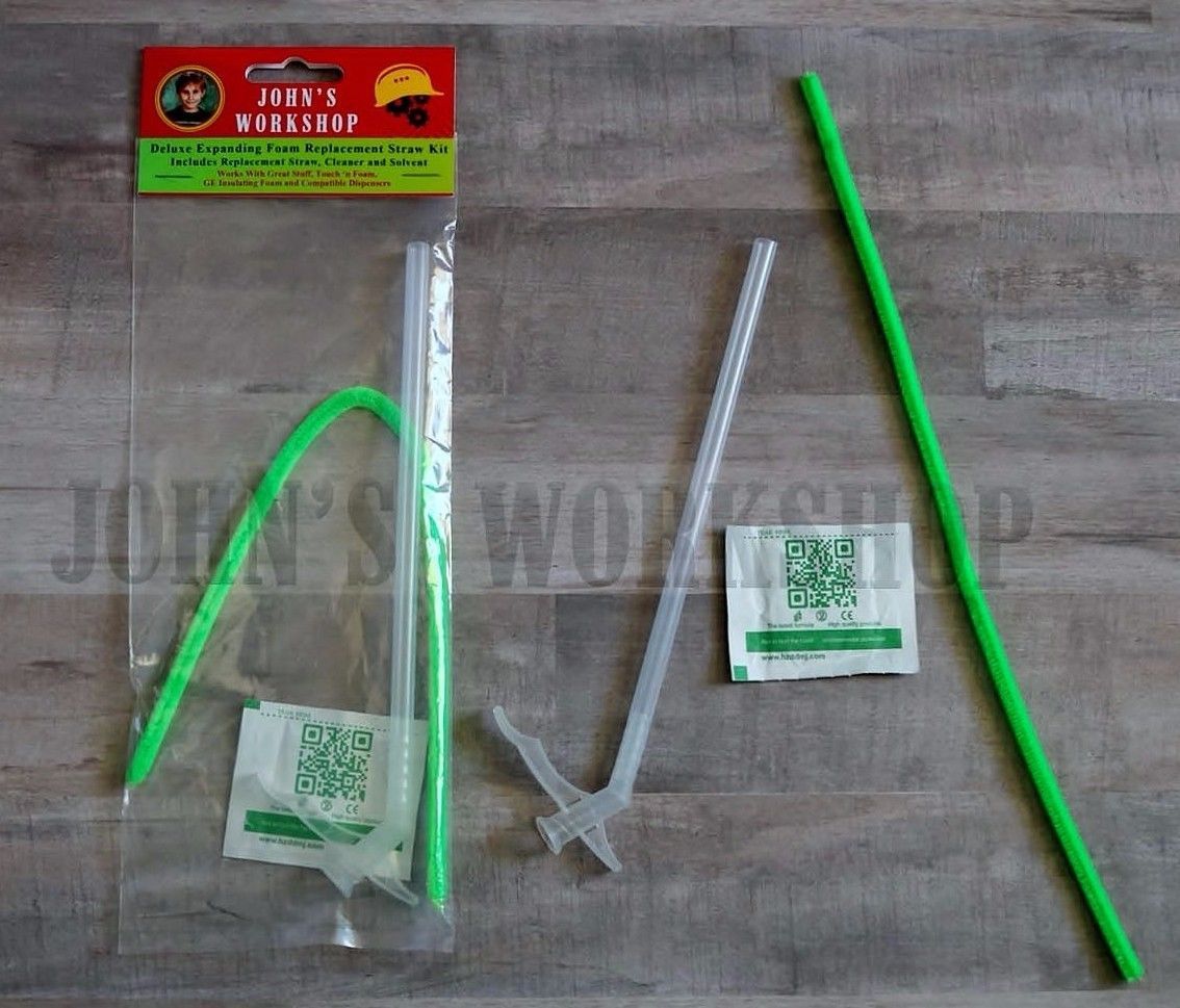 Great Stuff Foam Nozzle Kit Basic Expanding Insulation 20" 'Long Reach' Straw 