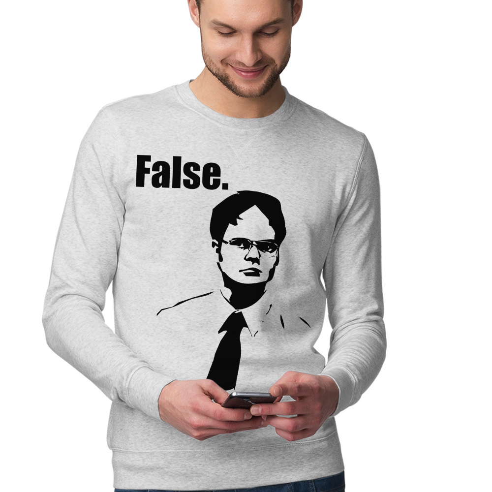 Dwight Schrute False - The Office Sitcom Sweatshirt - Sweatshirts, Hoodies